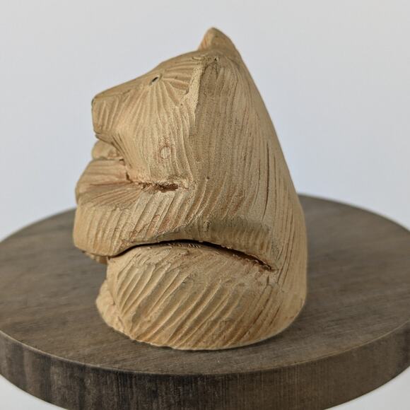 Rinconada Bear Mama Baby Cub #055 Artesania Vintage Retired Figurine Signed - Picture 2 of 8